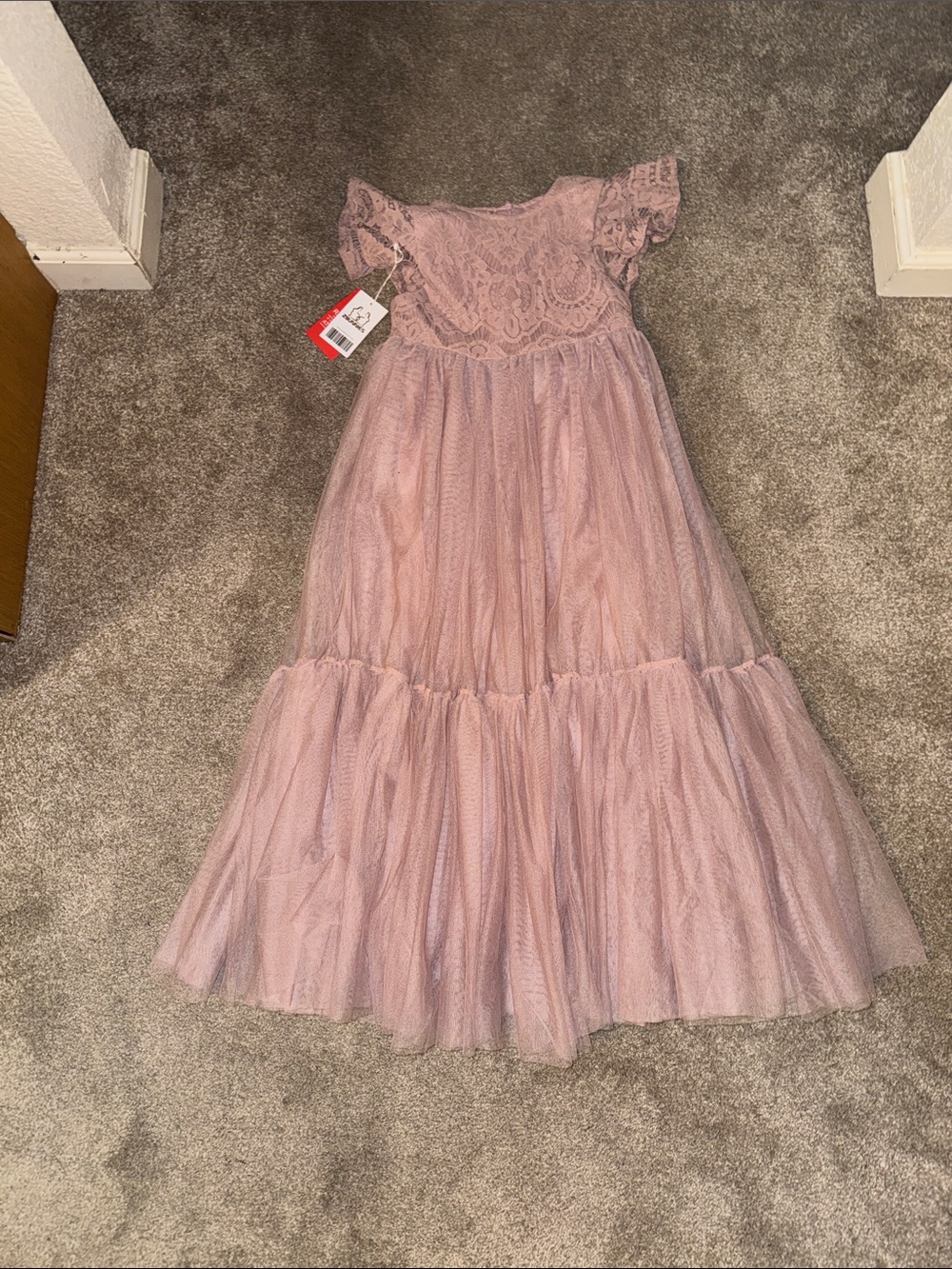 Girls Pink 2Bunnies Dress
